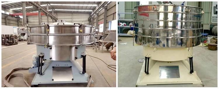 coconut powder screening swing sieve machine factory show